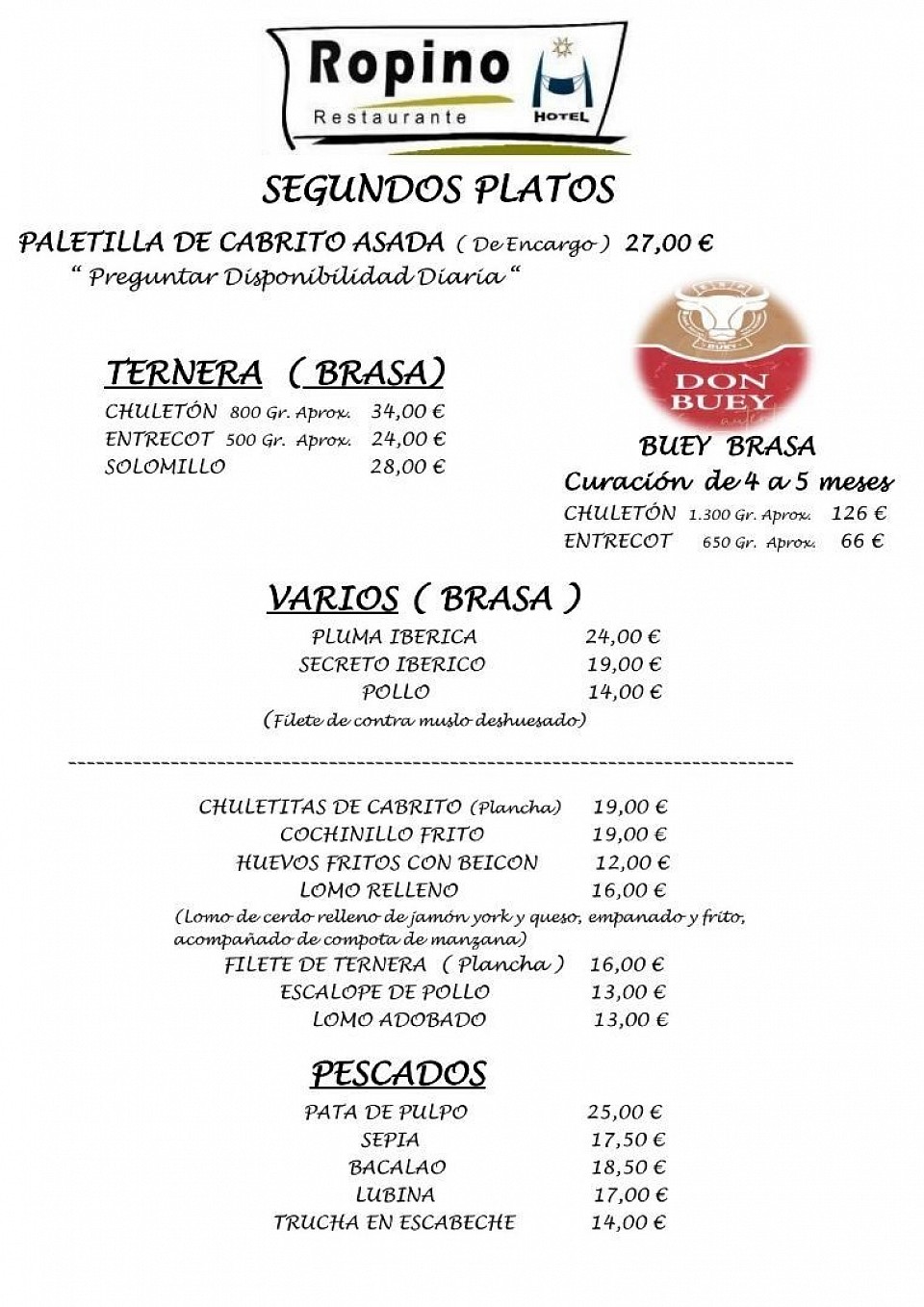 Segundos