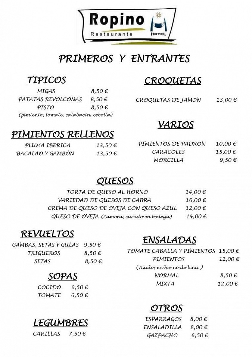 Entrantes
