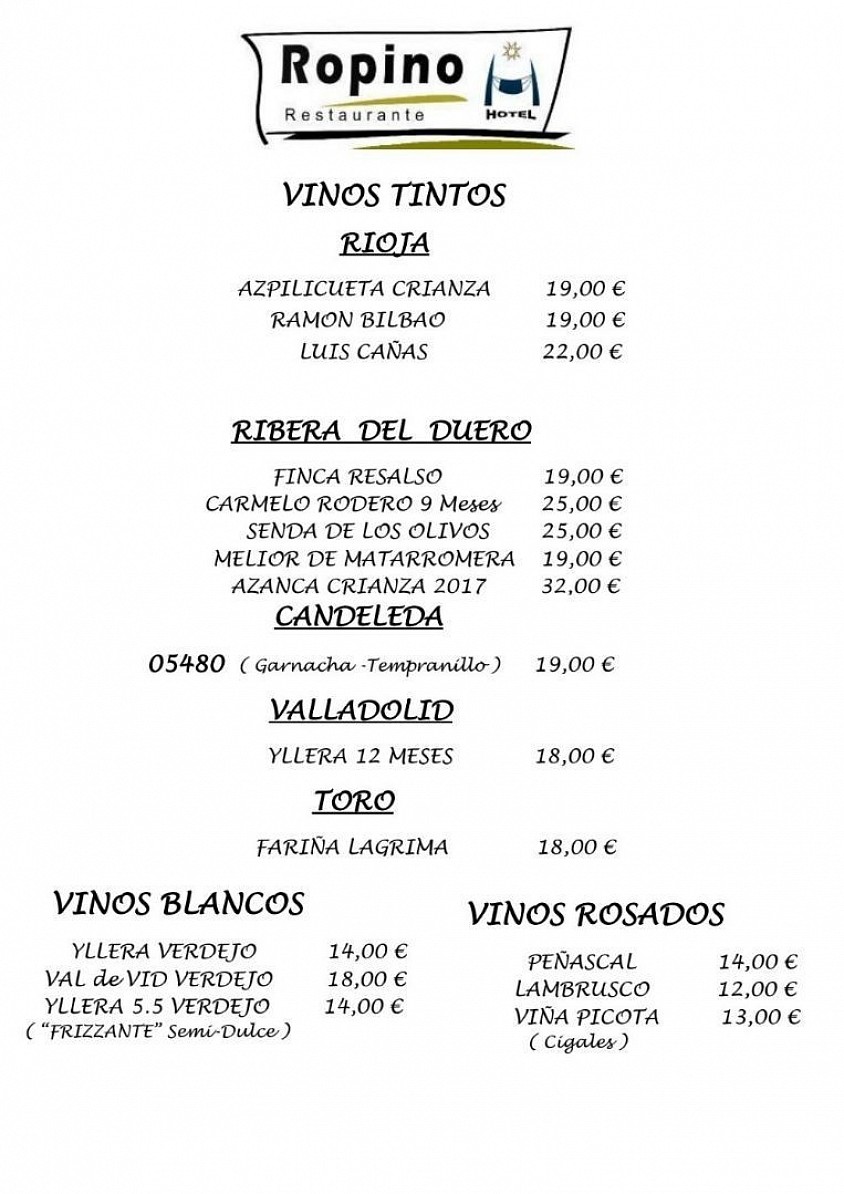 Vinos Ropino Candeleda